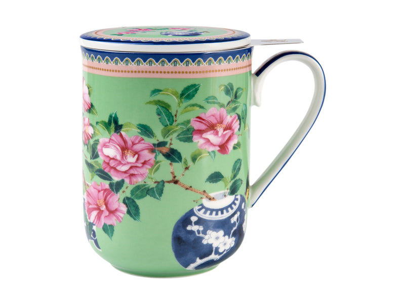 Maxwell & Williams Gabby Malpas Jardin Mug With Infuser - Camelia Gift Boxed