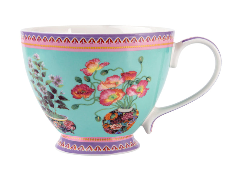 Maxwell & Williams Gabby Malpas Jardin Footed Cup - Poppy Gift Boxed