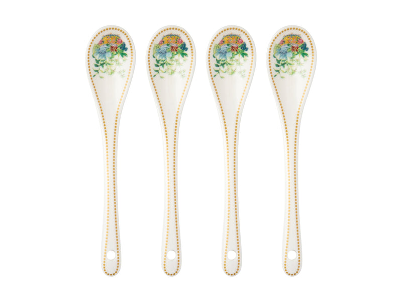 Maxwell & Williams Gabby Malpas Jardin Teaspoon Set of 4 Orchid Gift Boxed