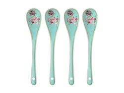 Maxwell & Williams Gabby Malpas Jardin Teaspoon Set of 4 Poppy Gift Boxed