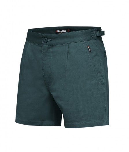 King Gee Drill Utility Shorts - Green, Khaki & Navy