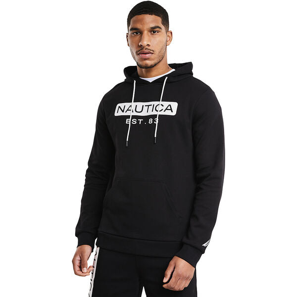 Nautica Extended Size Navtech Scotia Hoodie - Black