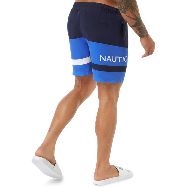 Nautica Extended Size Ridley 6" Swim Shorts - Dark Navy