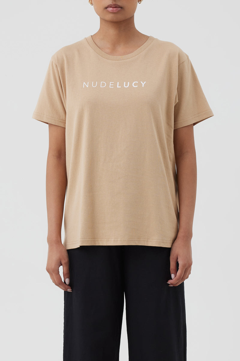 Nude Lucy Slogan Tee - 3 Colours