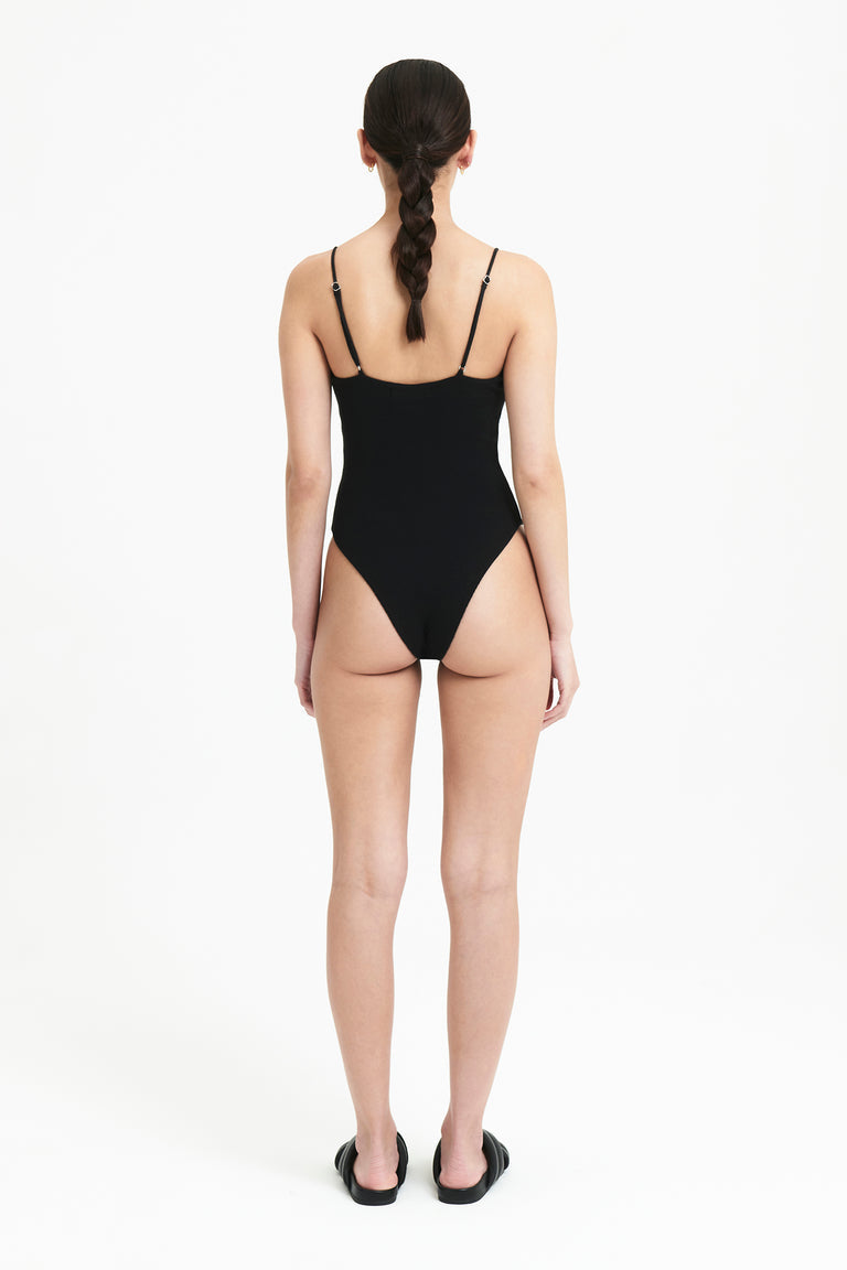 Nude Lucy Ixia Rib Bodysuit - Black