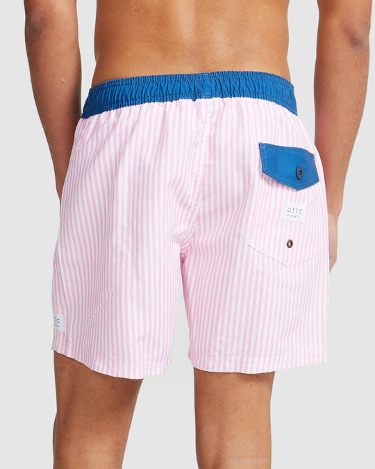 ORTC Manly Swim Shorts - Pink