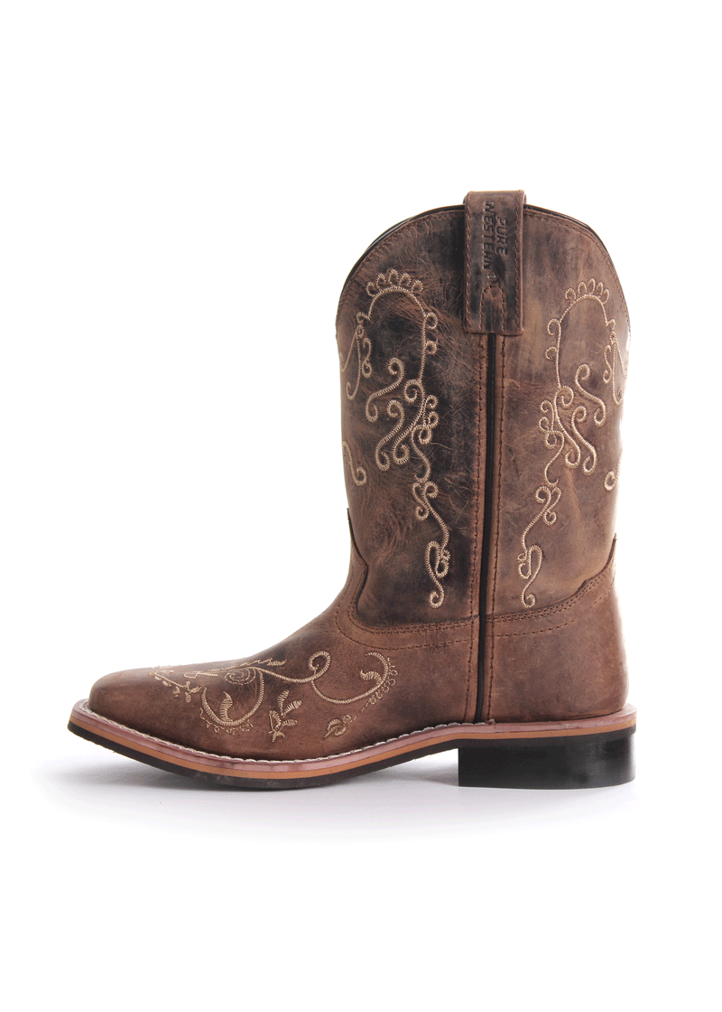 Pure Western Grace Childrens Boot