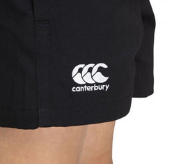 Canterbury Kids Rugged Drill Shorts - Navy & Black
