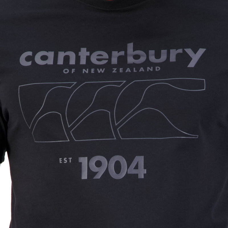 Canterbury Men's Cotton Graphic Tee - Black