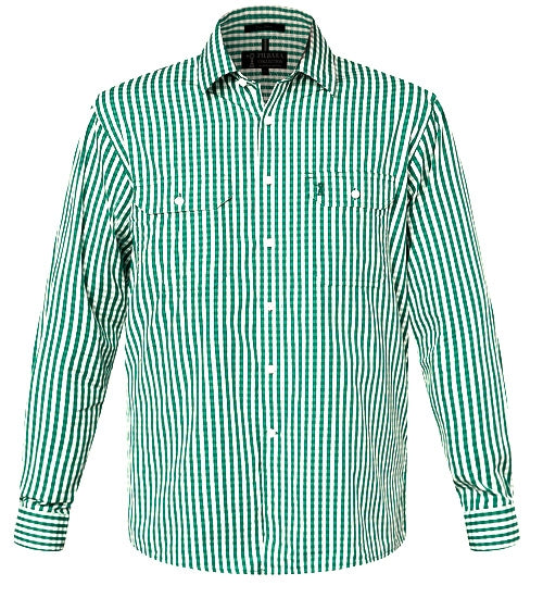 Ritemate Mens Long Sleeve Full Button Check Shirt - 3 Colours
