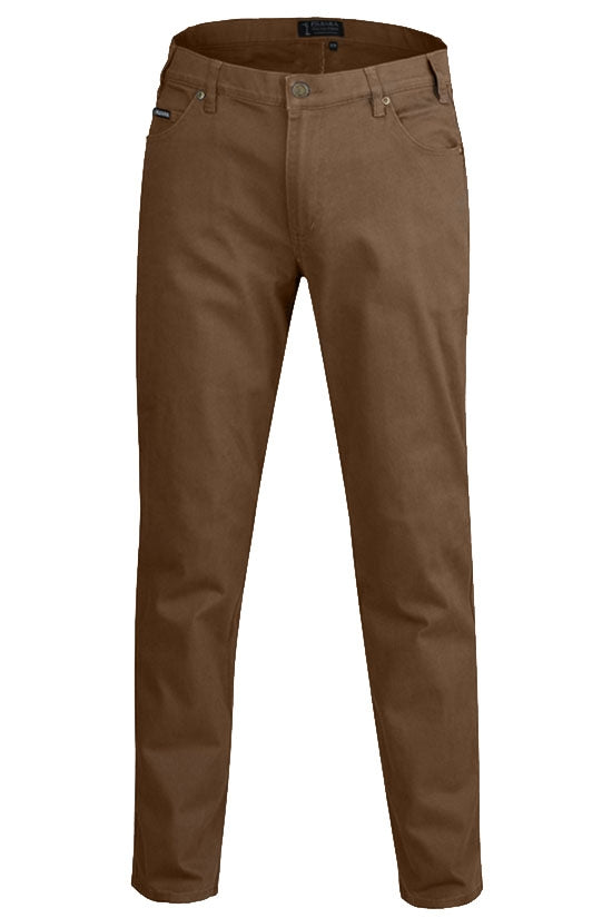 Ritemate Mens Cotton Stretch Jean - Whisky