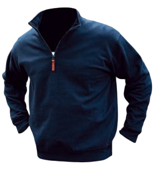 Pilbara Men's Classic Zipper Closed Front Fleece Pullover - 4 Colours