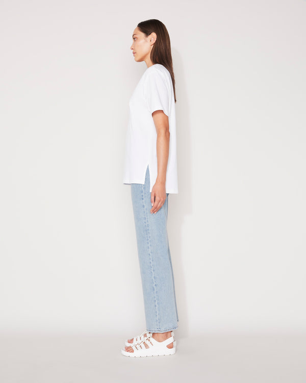 Jac and Mooki Essential Relaxed Tee - White