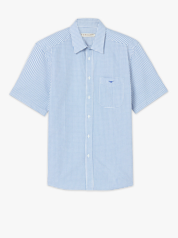 Blue/White Hervey Shirt, R.M.Williams Shirts