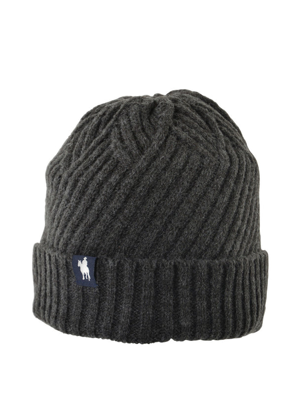 Thomas Cook Pony Tail Beanie - Charcoal Marle