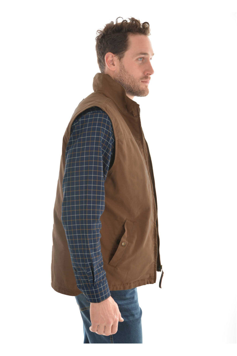 Thomas Cook Men's TC Canvas Vest - Dark Tan