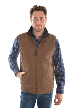 Thomas Cook Men's TC Canvas Vest - Dark Tan