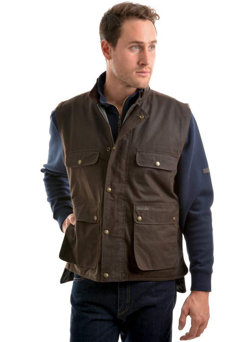 Thomas Cook Mens High Country Professional Oilskin Vest