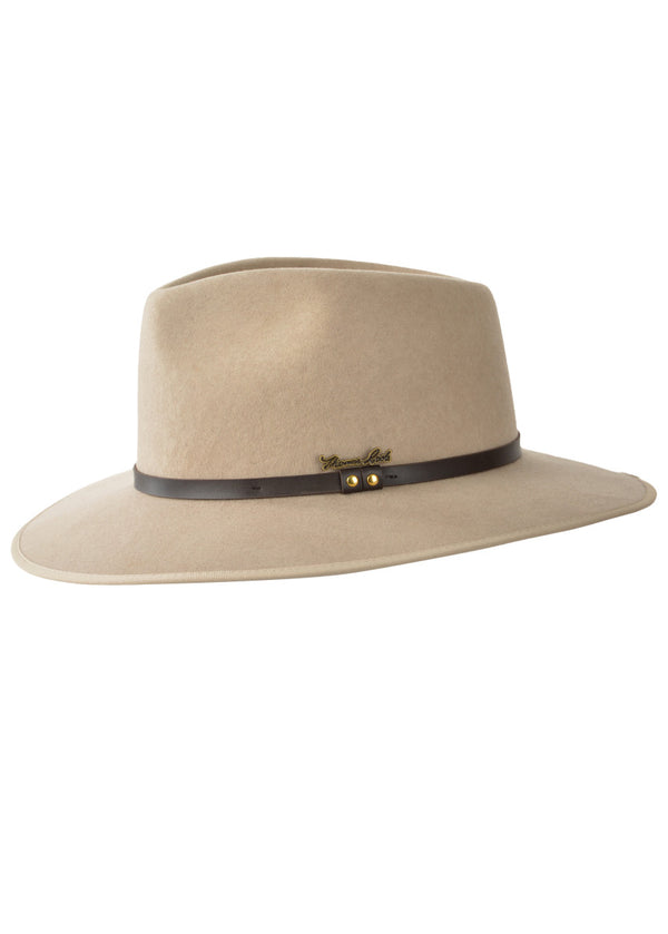 Thomas Cook Sutton Wool Felt Hat - Light Fawn