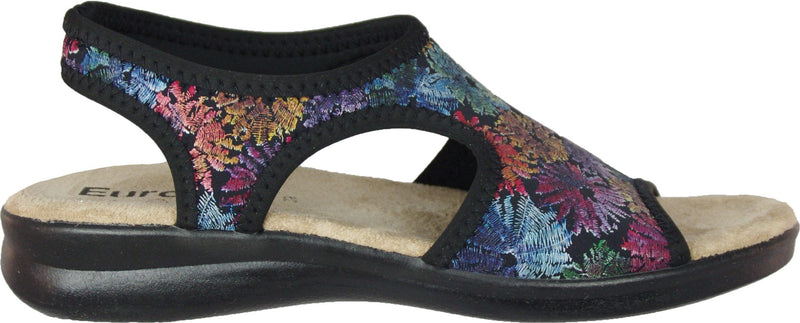 Euroflex Tuscany Floral Sandal - 2 Colours