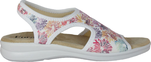 Euroflex Tuscany Floral Sandal - 2 Colours