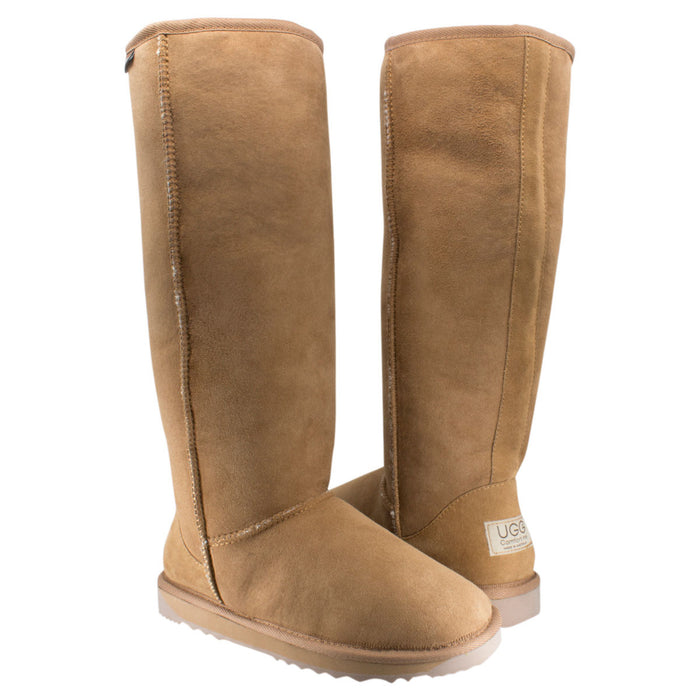 Australian Made Comfort Me Classic Knee High Ugg Boot (Sydney) - Chestnut