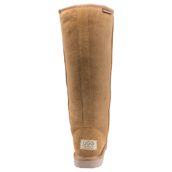 Australian Made Comfort Me Classic Knee High Ugg Boot (Sydney) - Chestnut