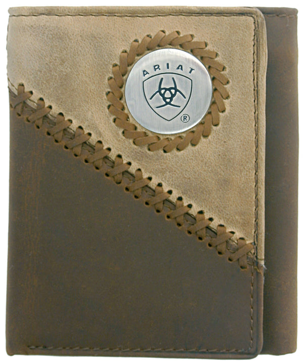 Ariat Tri-Fold Wallet - Two Toned
