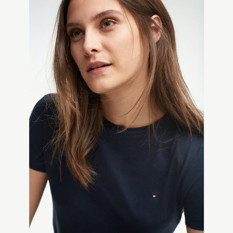 Tommy Hilfiger Womens Heritage Crew Neck Tee - 3 Colours
