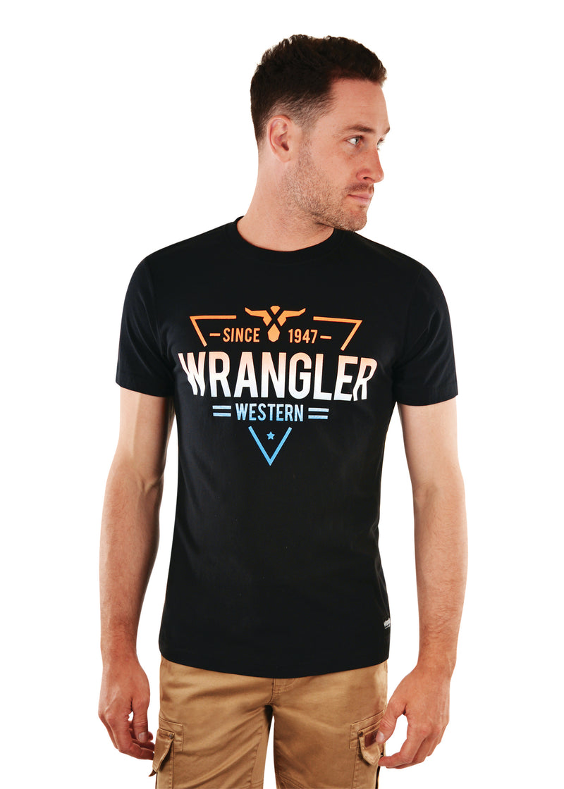 Wrangler Men’s Foster Short Sleeve Tee - Black
