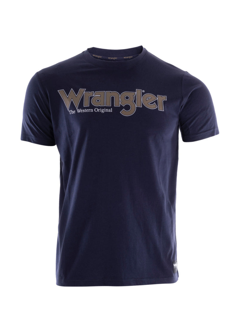 Wrangler Men's Ryder Logo Short Sleeve Tee - 5 Colours