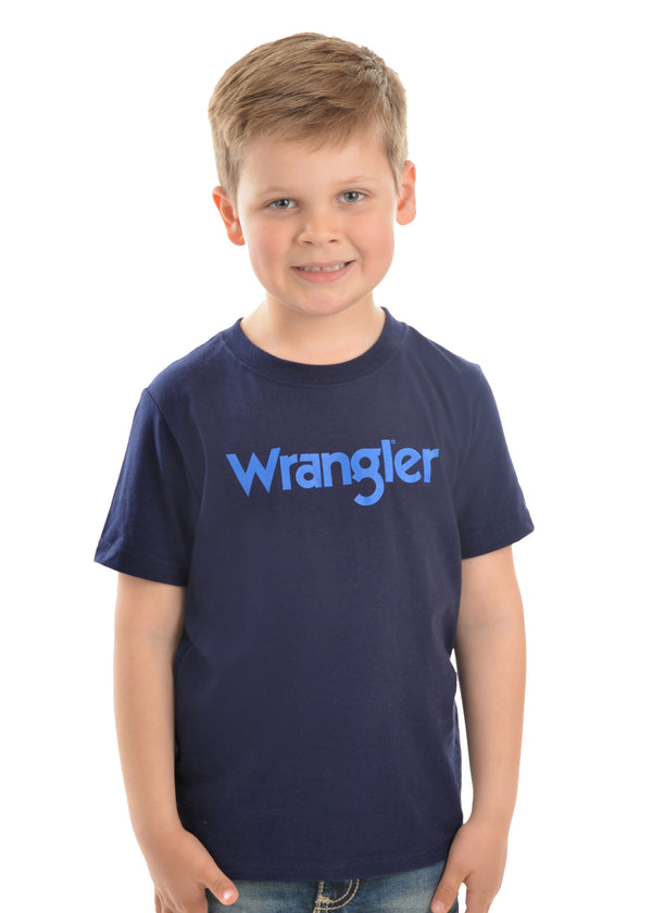 Wrangler Boys Logo Short Sleeve Tee - 2 Colours