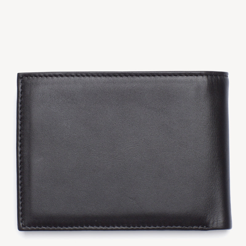 Tommy Hilfiger Eton Bifold Leather Wallet - Brown and Black