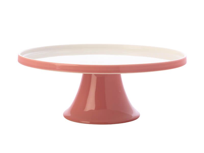 Maxwell & Williams Mezze Cake Stand 30cm Coral Gift Boxed