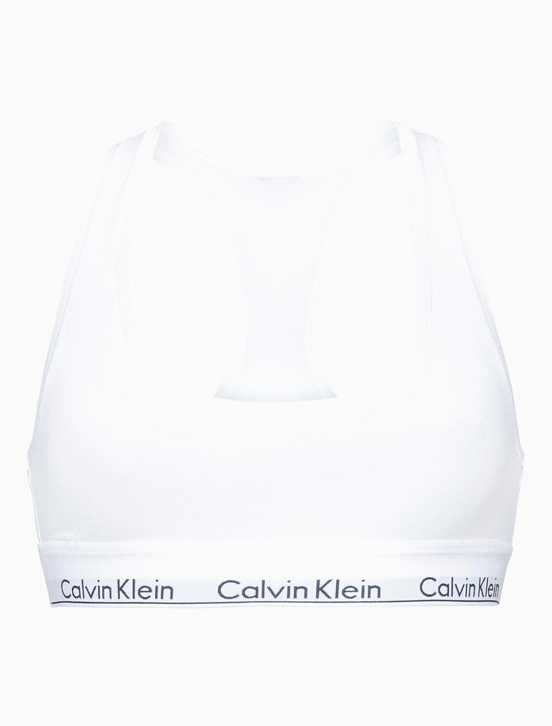 Calvin Klein Womens White Modern Cotton Bralette