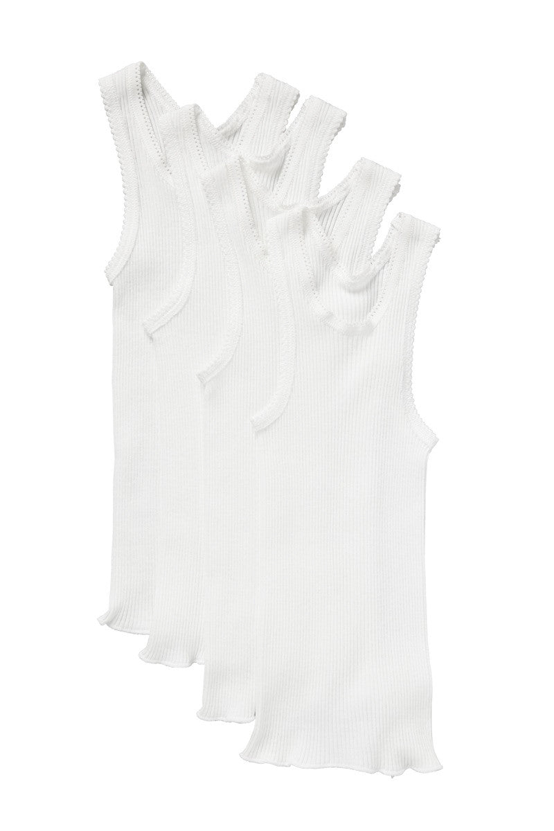 BONDS Baby Vest 4PK - White