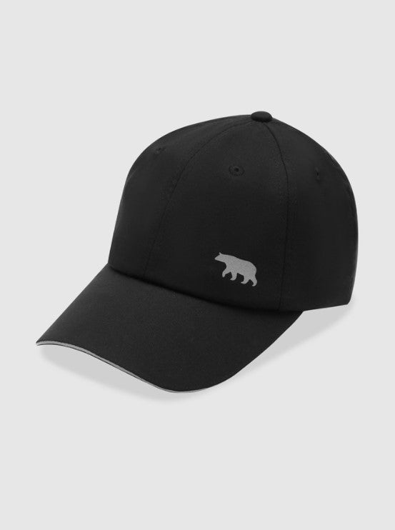 Running Bare Ready. Set. Reflect Running Cap - Black