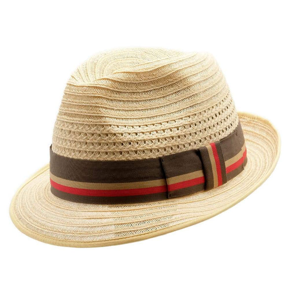 The Akubra Casablanca Straw Hat features a 38mm fancy ribbon band and bow, and is made of hemp braid material. This hat also features a buckram inside band. Brim: 41mm, Bound Edge. Make the most of reduced prices on all of our Akubras, and receive free shipping if you spend over $200.