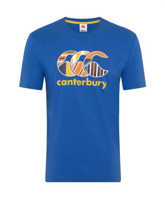 Canterbury Mens CCC Uglies Tee - Victoria Blue & Classic Marle