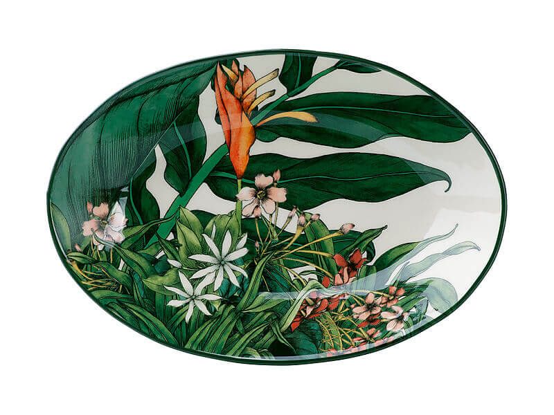 Maxwell & Williams The Blck Pen Night Garden Oval Serving Bowl 25x17cm Gift Boxed