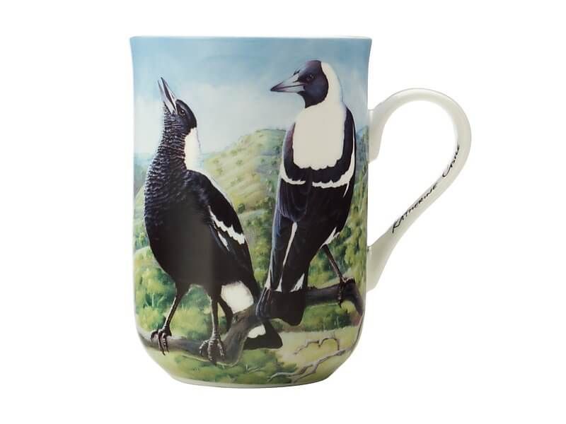 Maxwell & Williams Birds of Australia 10 year Anniversary Mug 300ML Magpie