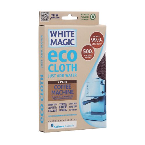White Magic Eco Cloth Coffee Machine 2 Pack