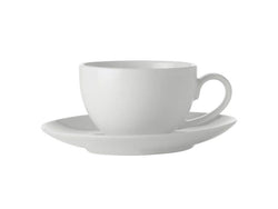 Maxwell & Williams White Basics Coupe Demi Cup & Saucer 100ML