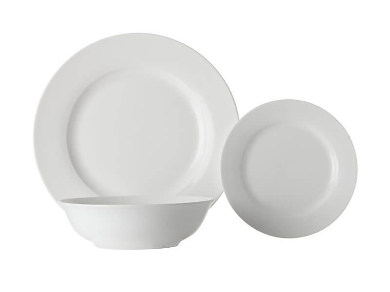 Maxwell & Williams White Basics European Rim 12 Piece Dinner Set