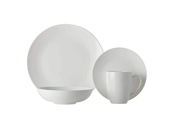 Maxwell & Williams White Basics Fitzrovia Coupe Dinner Set 16 Piece