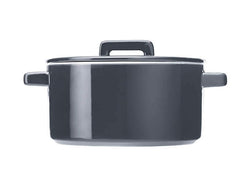 Maxwell & Williams Epicurious Round Casserole 3L Grey Gift Boxed