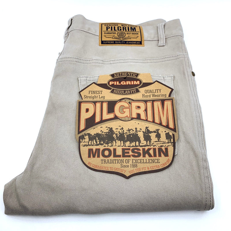 Pilgrim Men's 5 Pocket Western Moleskin Jean - 3 Colours
