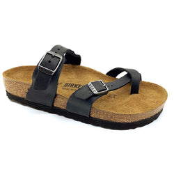 Birkenstock Mayari Black - Oiled Leather Regular