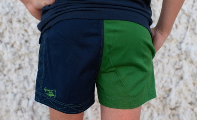 Crowbar Andy Men's 'Grown Here' Harlequin Drill Shorts - 2 Colours