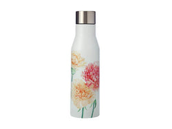 Maxwell & Williams Katherine Castle Floriade Double Wall Insulated Bottle 450ML Carnations